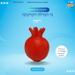 נר הבדלה דקורטיבי 'רימון'
